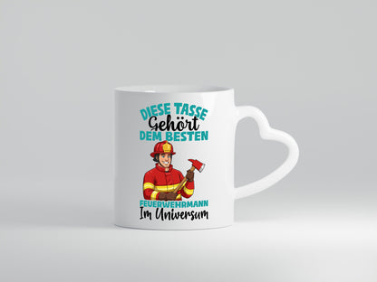 Im Universum: Feuerwehrmann | Feuerwehr Geschenk Humor Geschenkidee lustiger