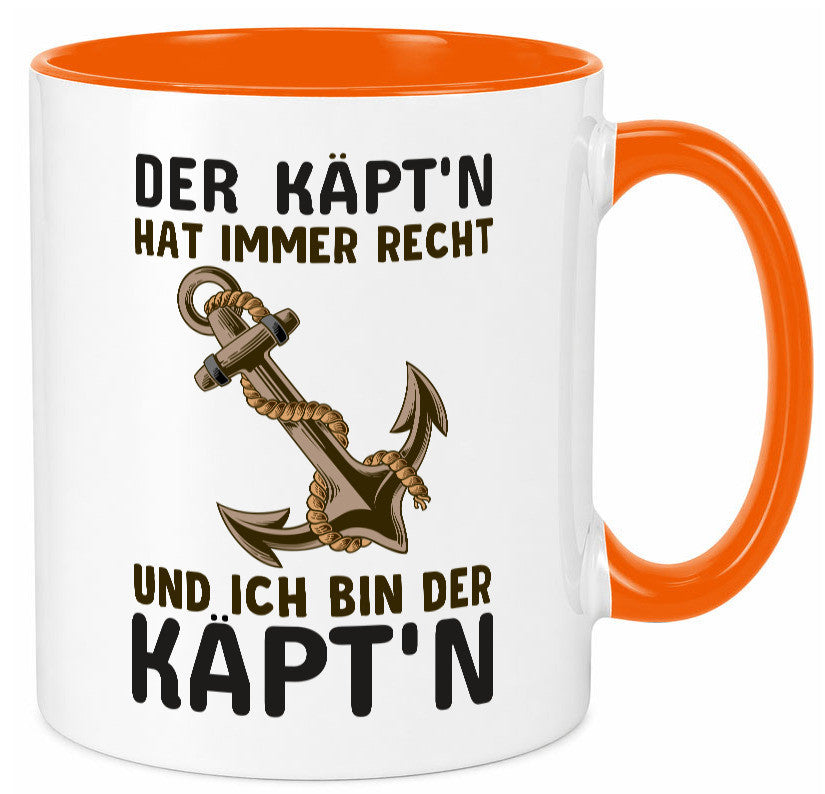 Der Kapitän | Käpt?n Tasse Schifffahrer Boot lustig Humor Geschenkidee Geschenk