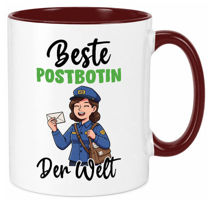Beste Postbotin | Beruf Post Briefträger v2 lustig Arbeit Kollegen Büro