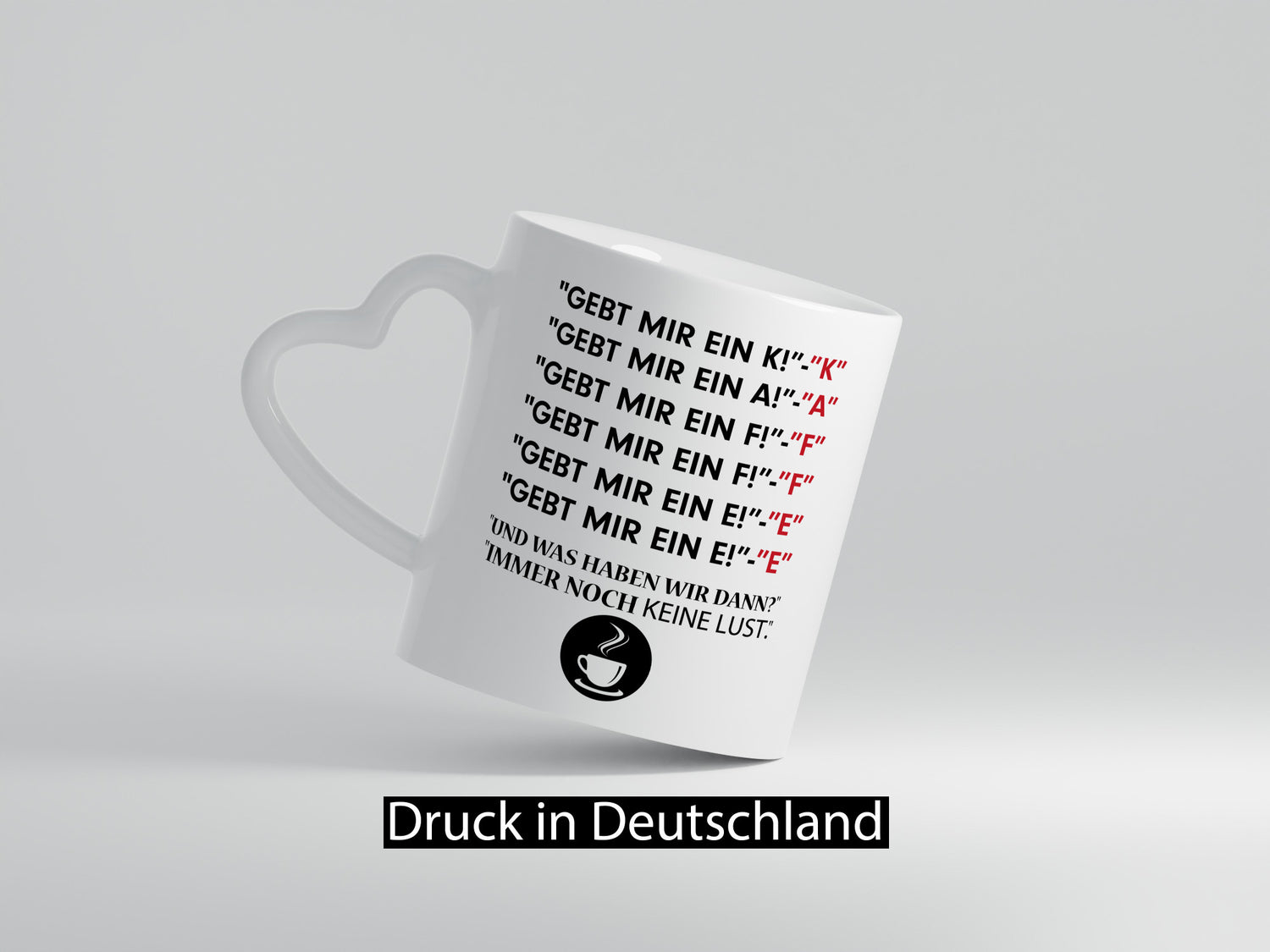 Keine Lust | Kaffeetrinker Tasse Büro Spruch Witz Humor Arbeit Kollegen