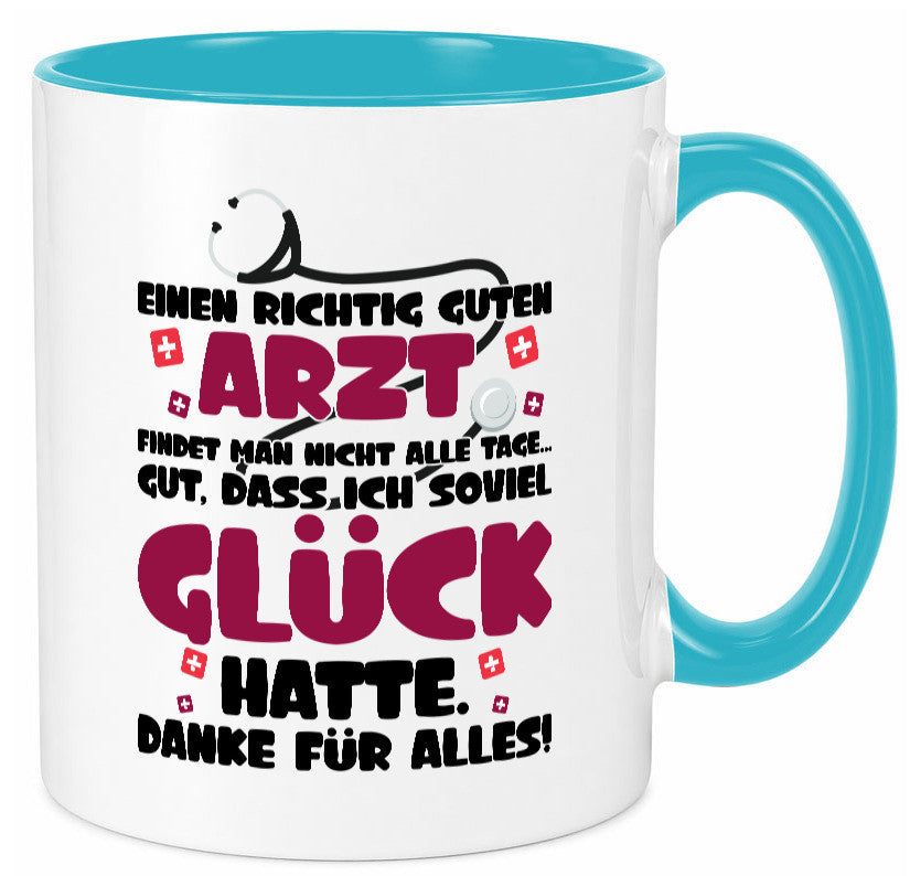 Richtig guter Arzt | Dankeschön Tasse Ãrzte Spruch vl1 Humor Geschenkidee