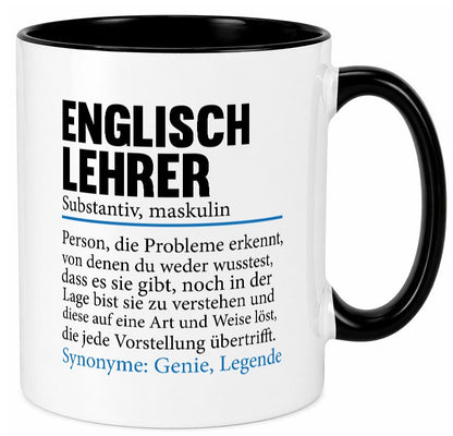 Englischlehrer | Lehrer Schule Englisch Geschenkidee Humor Tasse