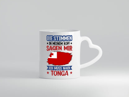 Tonga | Urlaub Stimmen in meinem Kopf Traumland lustiger Spruch Geschenk Humor