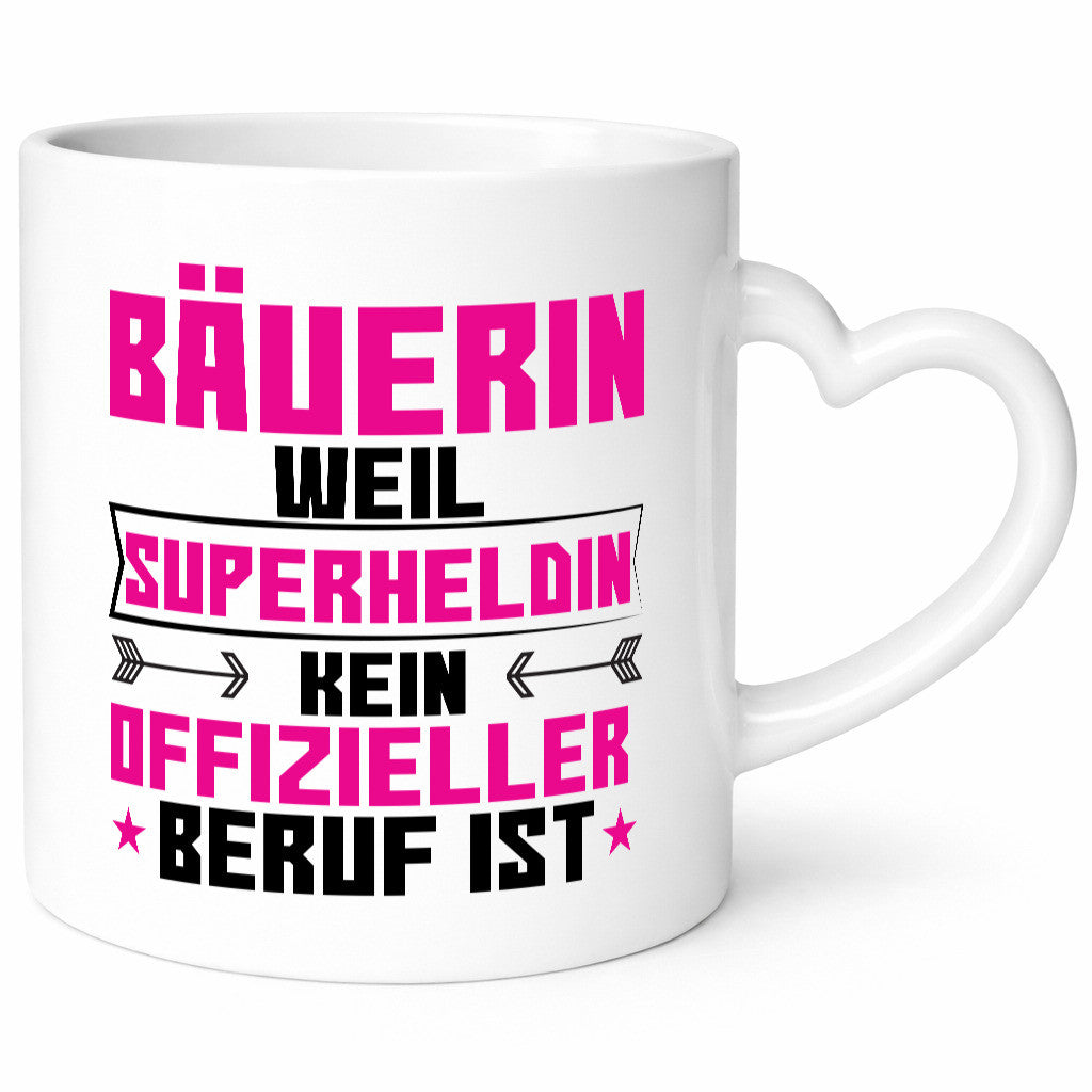 Superheldin Bäuerin | Bauernhof Landwirtschaft lustiger Spruch Geschenk Humor