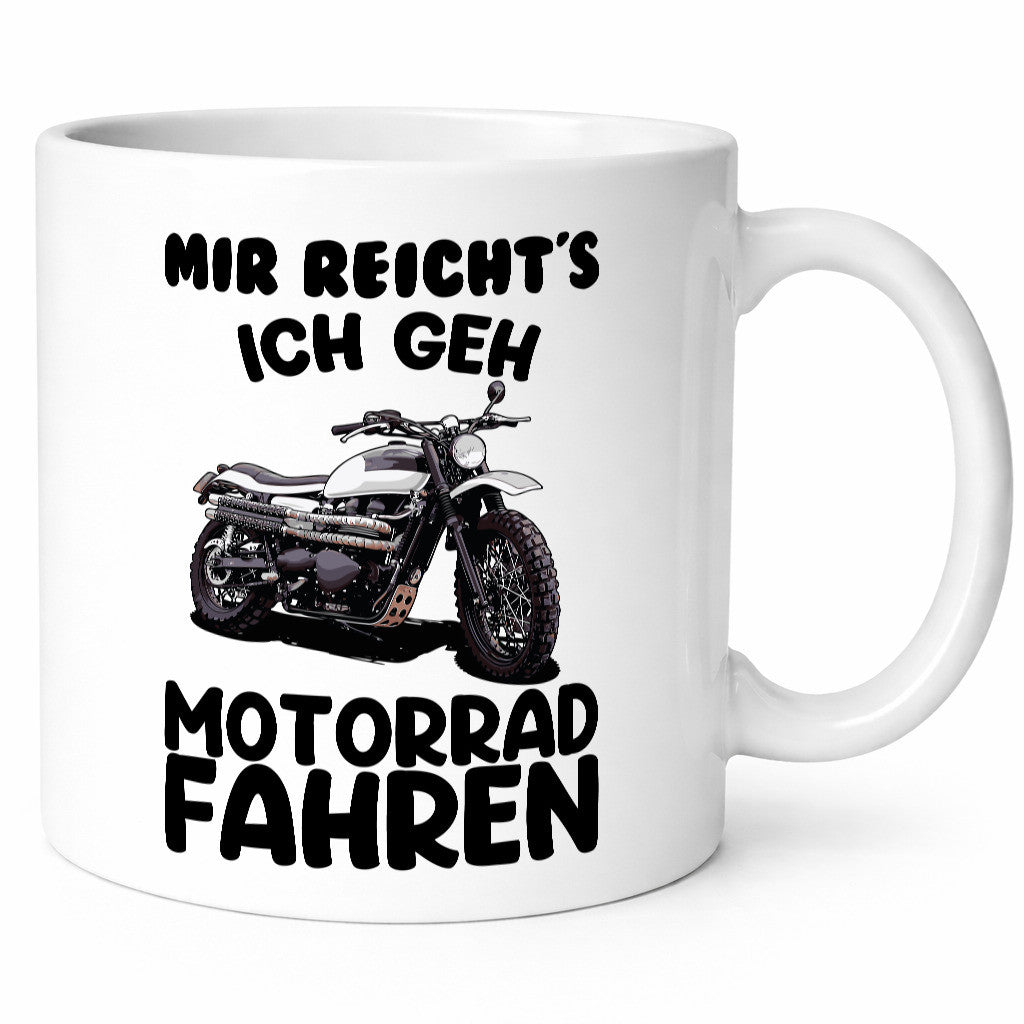 Motorrad Fahrer Tasse Geschenkidee Humor