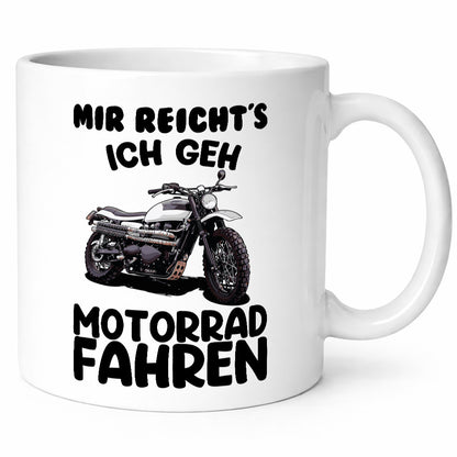 Motorrad Fahrer Tasse Geschenkidee Humor