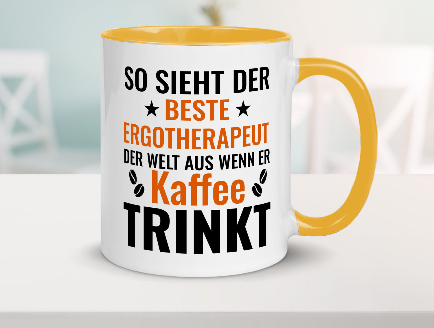 Kaffee trinkt: Ergotherapeut | Ergotherapie lustig Humor Geschenkidee Geschenk