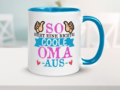 So sieht eine richtig Coole Oma aus | Großmutter Humor Familie Geschenkidee