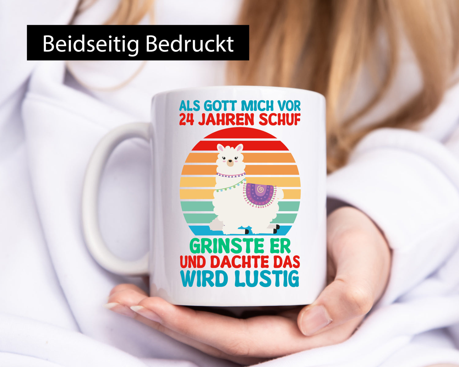 24. Geburtstag | 24 Jahre Gut Schuf mich Lama v2 Geschenk Geschenkidee lustiger