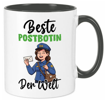 Beste Postbotin | Beruf Post Briefträger v2 lustig Arbeit Kollegen Büro
