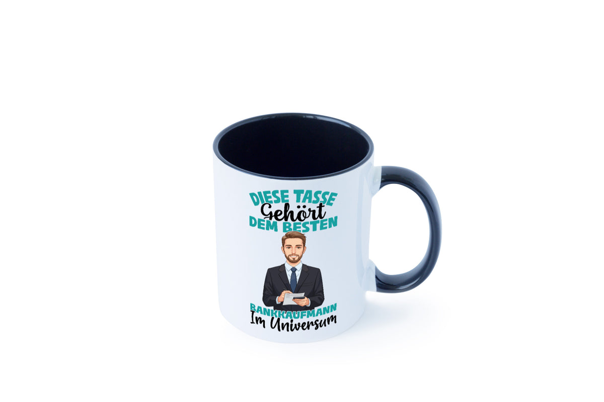 Im Universum: Bankkaufmann | Kaufmann Bank Kaufleute Geschenkidee Humor Tasse