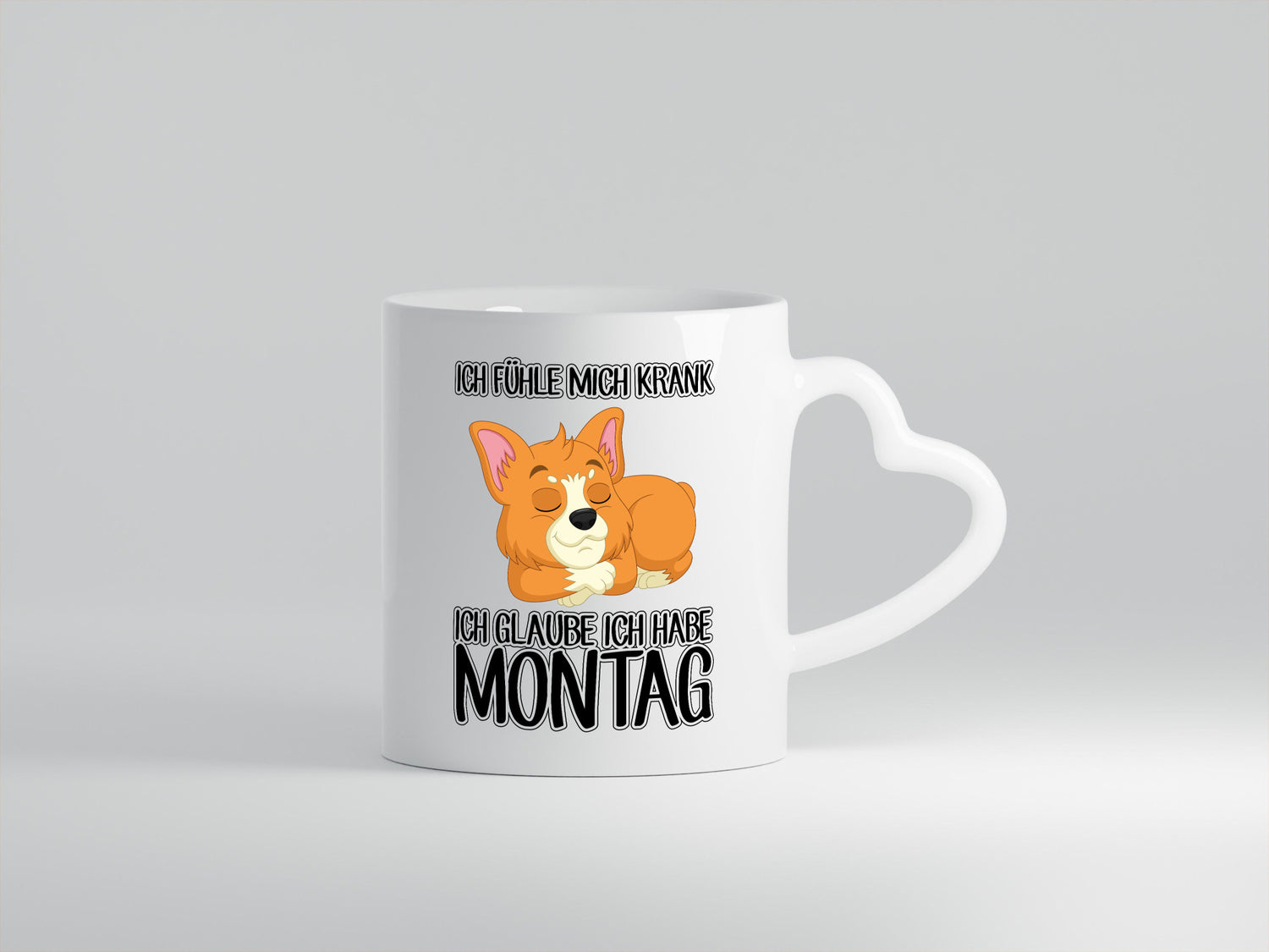 Ich habe Montag Geschenkidee Humor Tasse