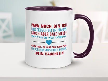 Schwangerschaft | Vaterschaft Tasse Papa Spruch Geschenk Familie Geschenkidee