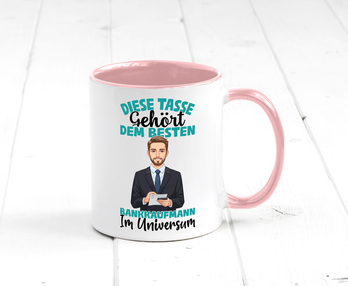 Im Universum: Bankkaufmann | Kaufmann Bank Kaufleute Geschenkidee Humor Tasse