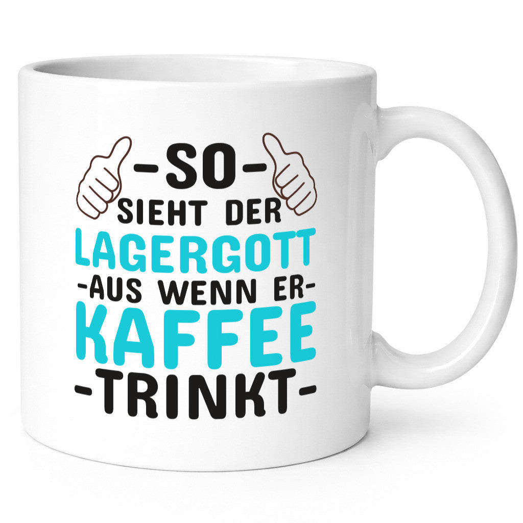 Lagerist | Kaffeetrinker Tasse Lagergott Humor Geschenkidee