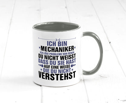 Löse Probleme: Mechaniker | KFZ Werkstatt lustig Humor Geschenkidee Geschenk