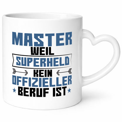 Superheld Master | Universität Student Humor Geschenkidee Tasse