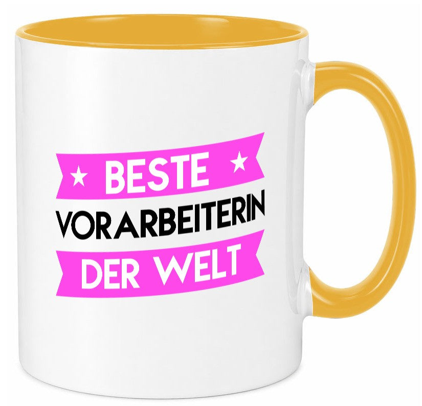 Beste Vorarbeiterin | Kollegin Teamleiter Geschenkidee Arbeit Kollegen Büro Tasse
