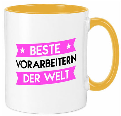 Beste Vorarbeiterin | Kollegin Teamleiter Geschenkidee Arbeit Kollegen Büro Tasse