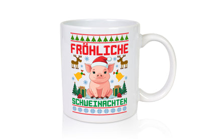 Fröhliche Schweinachten | Ugly Christmas Schwein Humor Geschenkidee Tasse