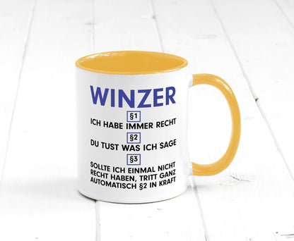 Ich habe immer Recht Winzer | Weinbauer Wein lustig Humor Geschenkidee Geschenk