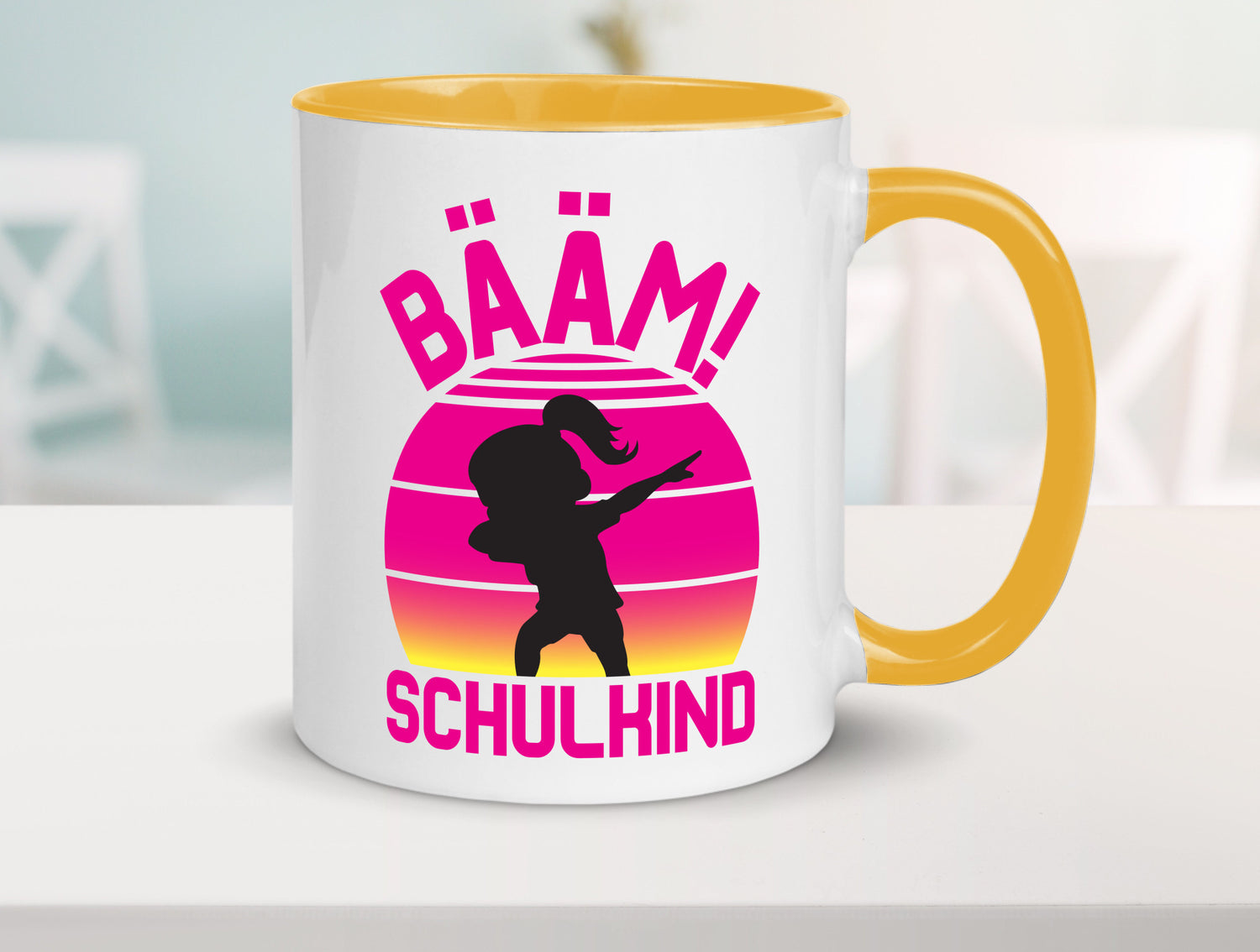Bääm Schulkind | Einschuldung Schulanfang Geschenkidee Humor Tasse