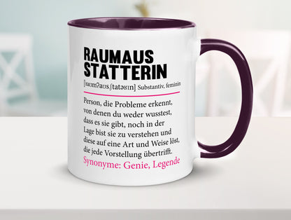 Raumausstatterin | Wohn Ausstatterin Beruf Humor Geschenk Arbeit Kollegen Büro