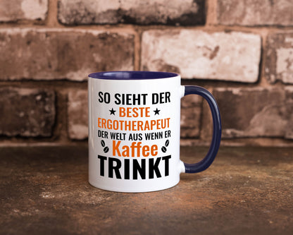 Kaffee trinkt: Ergotherapeut | Ergotherapie lustig Humor Geschenkidee Geschenk
