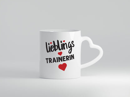 Lieblingstrainerin | Dankeschön Tasse Sport Trainerin lustiger Spruch Geschenk