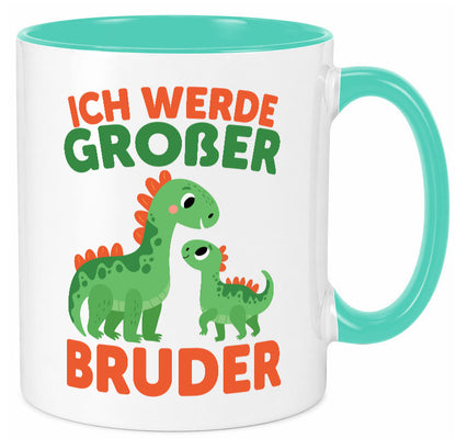 Ich werde Großer Bruder | Dino Brudersaurus lustig Humor Geschenkidee Geschenk