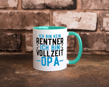 Rentner | Vollzeit Opa Pension Ruhestand Großvater lustiger Spruch Geschenk