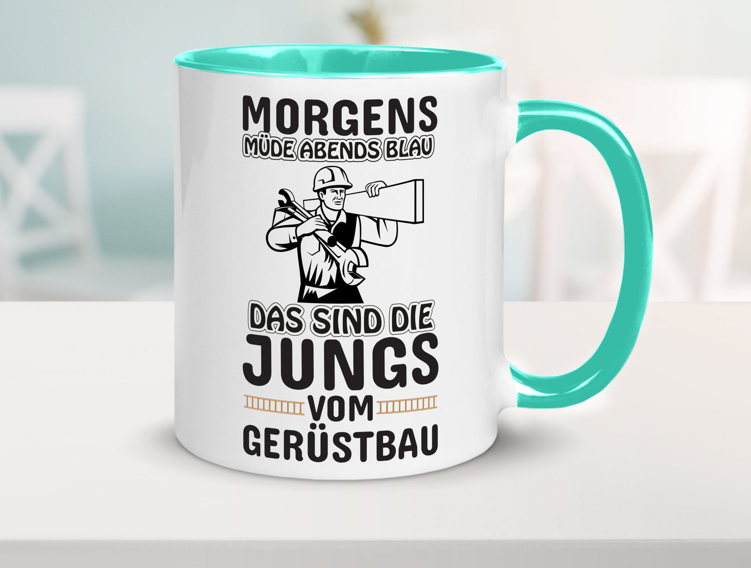 Jungs vom Gerüstbau | Gerüstbauer Tasse Baustelle Geschenk Humor Geschenkidee