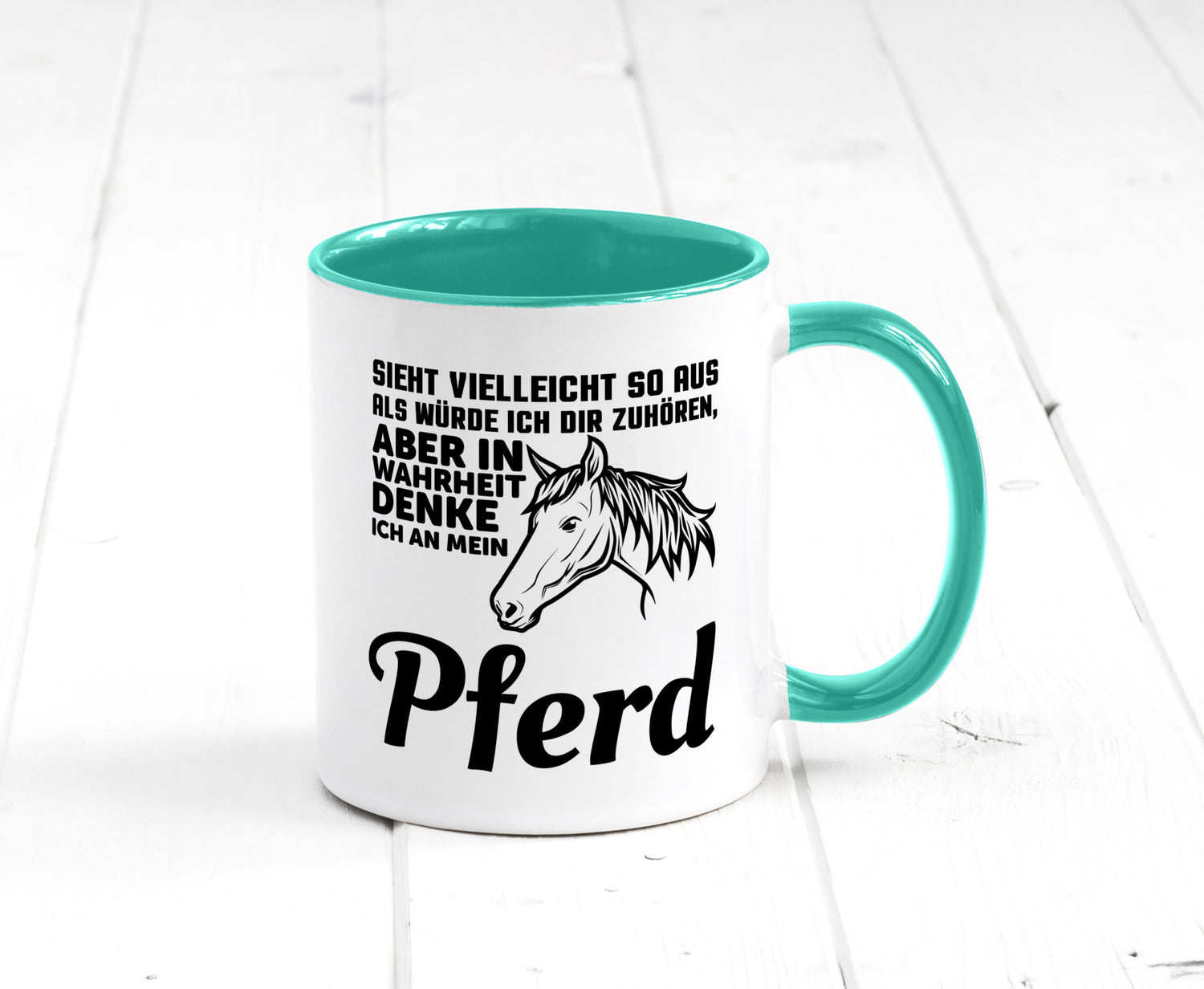 Pferde Spruch | Reiterin Tasse Pferdesport Reiten Humor Geschenkidee