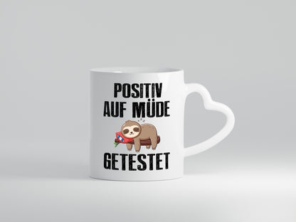 Auf müde getestet | Spruchtasse Faultier Morgenmuffel Geschenk Tierliebhaber