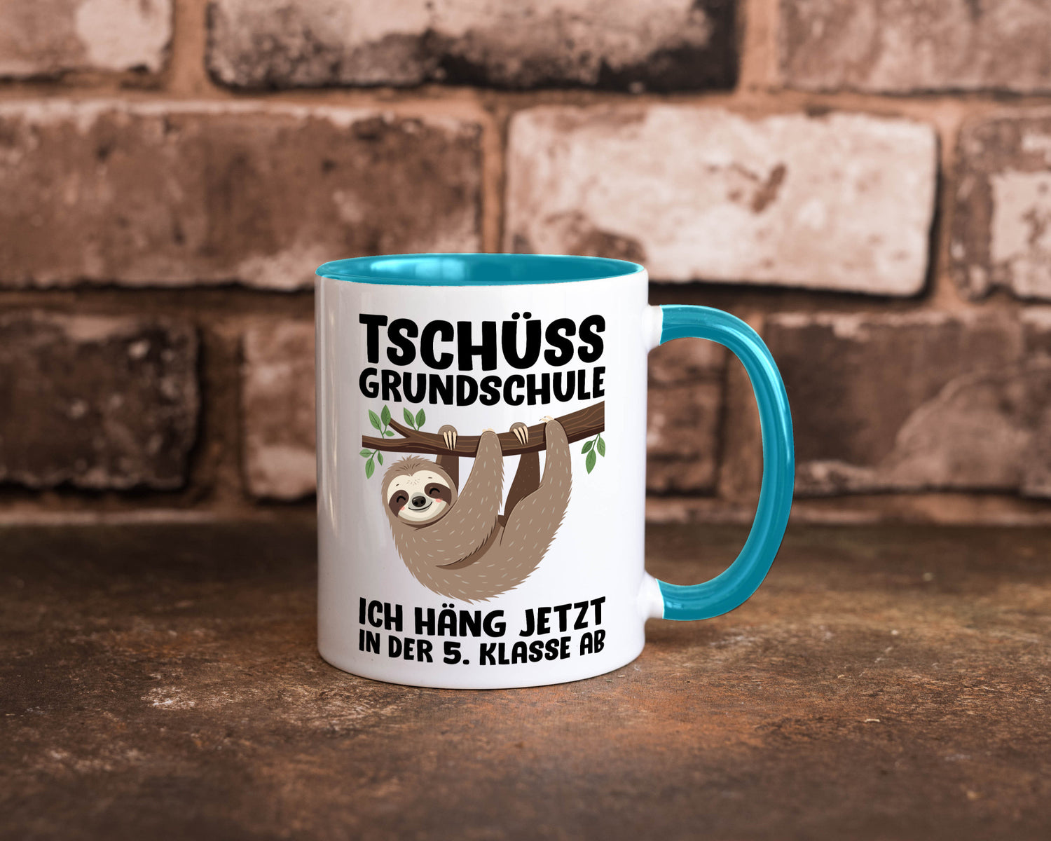 Tschüss Grundschule ich häng jetzt in der 5. Klasse ab Humor Geschenkidee Tasse