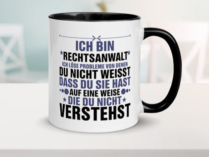 Löse Probleme: Rechtsanwalt | Anwalt Jurist v2 lustig Humor Geschenkidee
