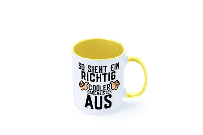 Richtig cooler Bademeister | Daumen hoch Schwimmbad lustig Humor Geschenkidee