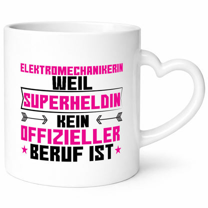 Superheldin Elektromechanikerin | Mechanikerin Humor Geschenkidee Tasse