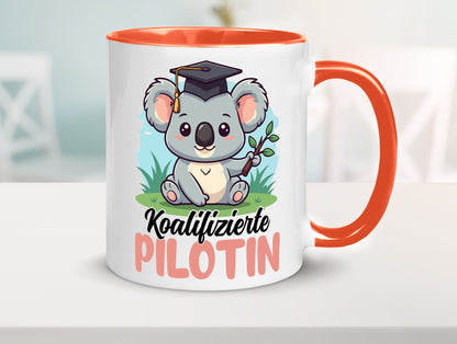 Koalifizierte Pilotin | Definition Piloten lustig Humor Geschenkidee Geschenk
