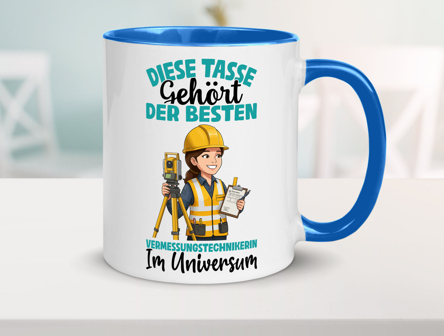 Im Universum: Vermessungstechnikerin | Techniker lustiger Spruch Geschenk Humor