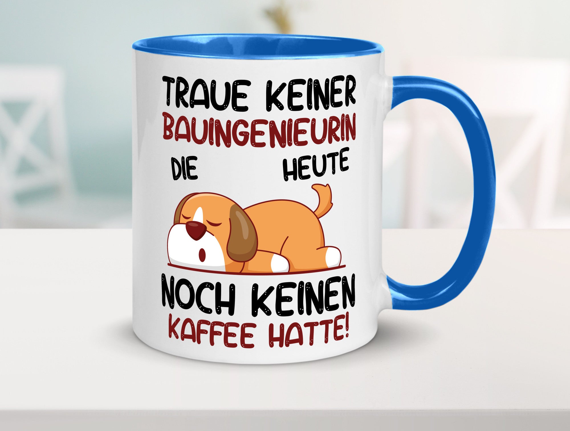 Traue keiner Bauingenieurin | Ingenieurin Geschenkidee Humor Tasse