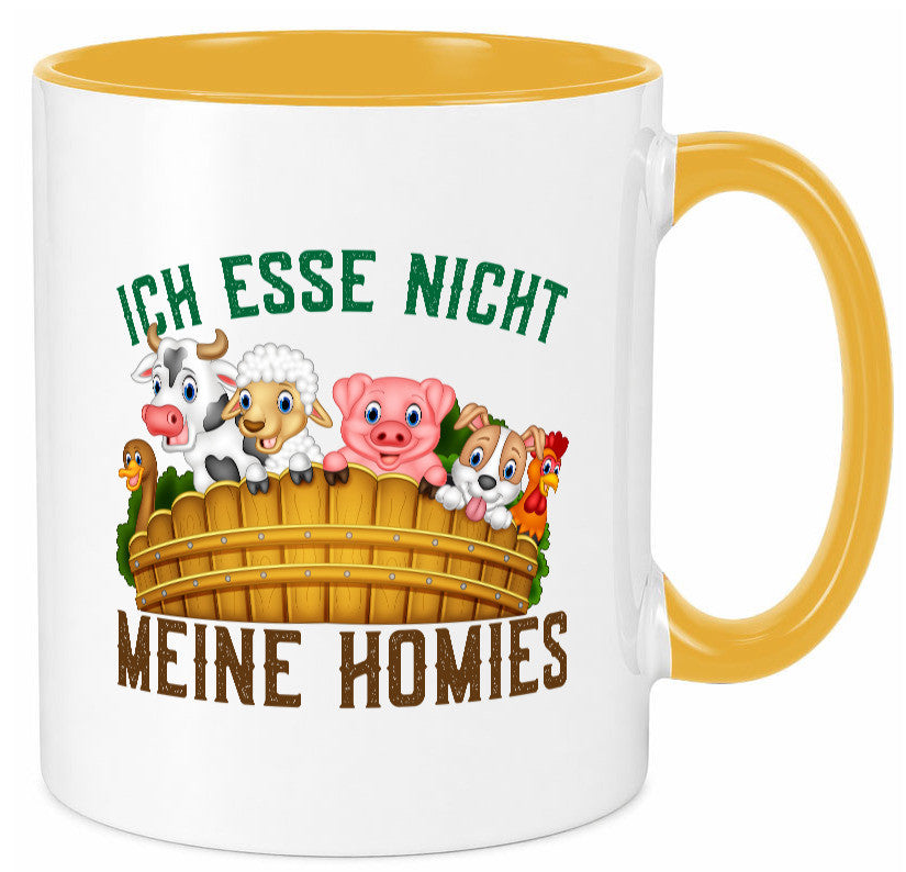 Ich esse nicht meine Homies | Farmer Landwirt lustiger Spruch Geschenk Humor Tasse