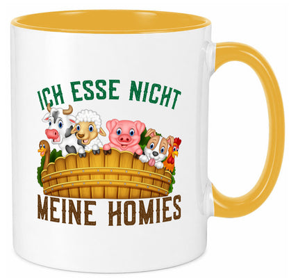 Ich esse nicht meine Homies | Farmer Landwirt lustiger Spruch Geschenk Humor Tasse
