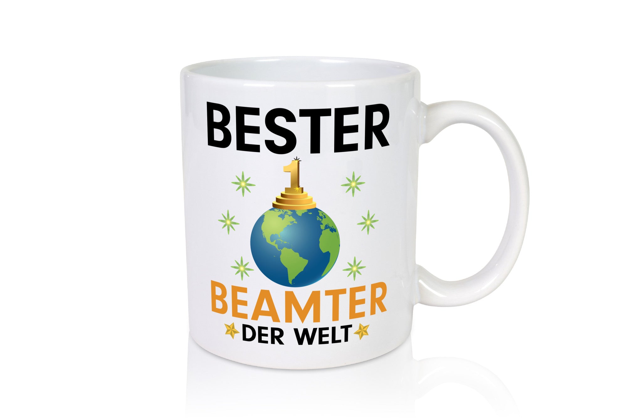 Welt Bester Beamter | Verbeamtung öffentlicher Dienst Geschenkidee Humor Tasse