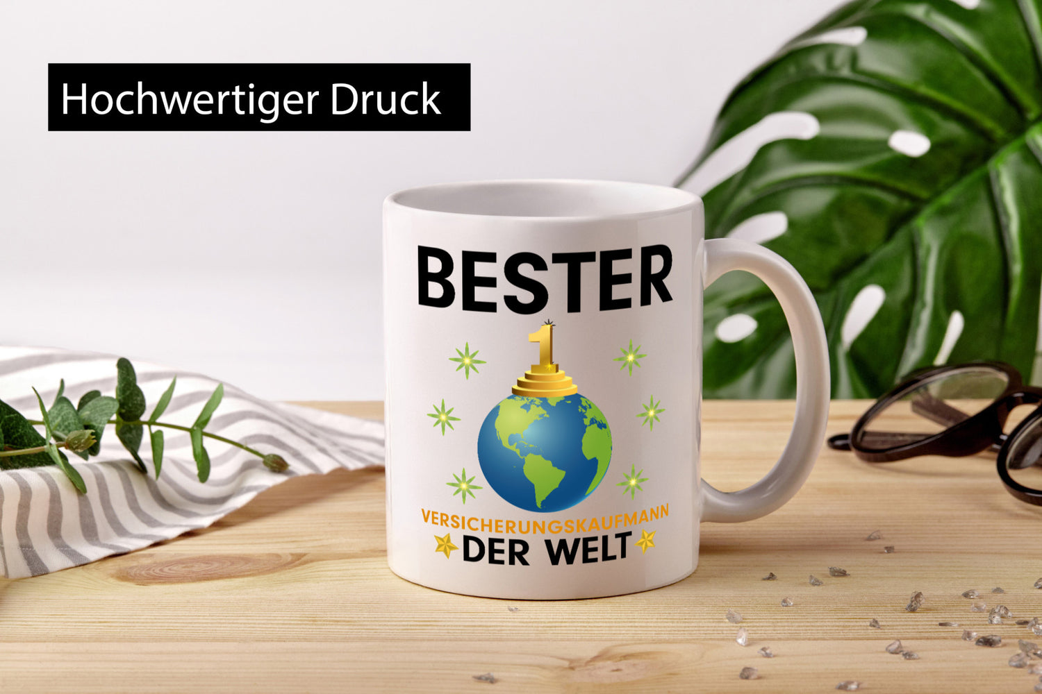 Welt Bester Versicherungskaufmann | Kaufmann Humor Geschenkidee Tasse
