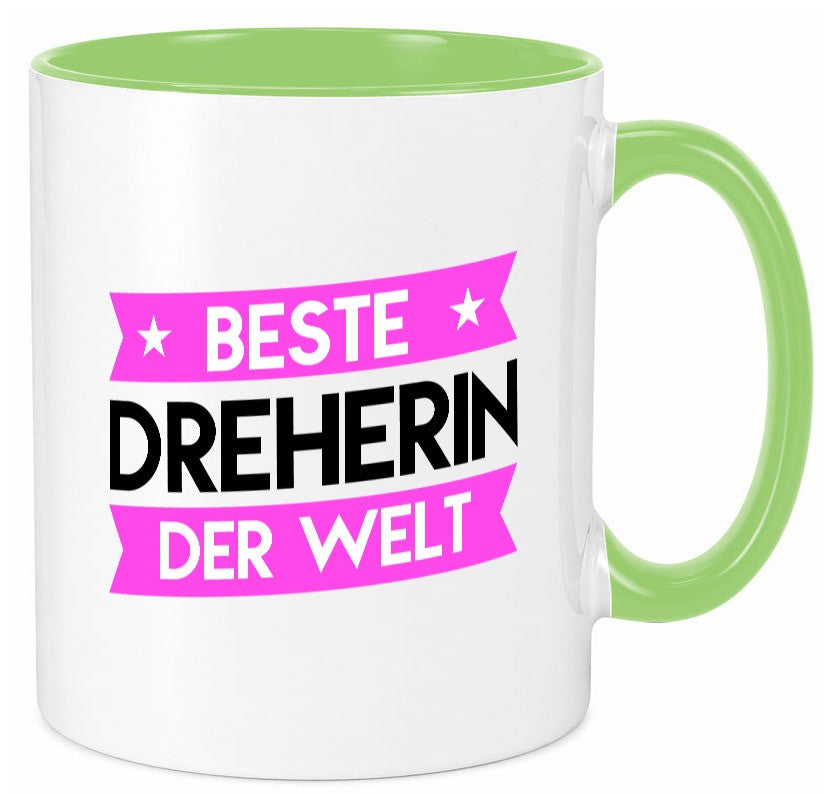 Beste Dreherin | Fräser Dreher lustiger Spruch Geschenk Humor Geschenkidee Tasse