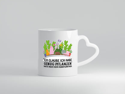Ich habe viele Pflanzen lustiger Spruch Geschenk Humor Geschenkidee Tasse