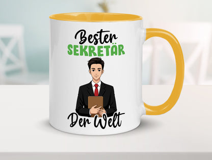 Bester Sekretär | Büro v2 lustiger Spruch Geschenk Arbeit Kollegen Tasse