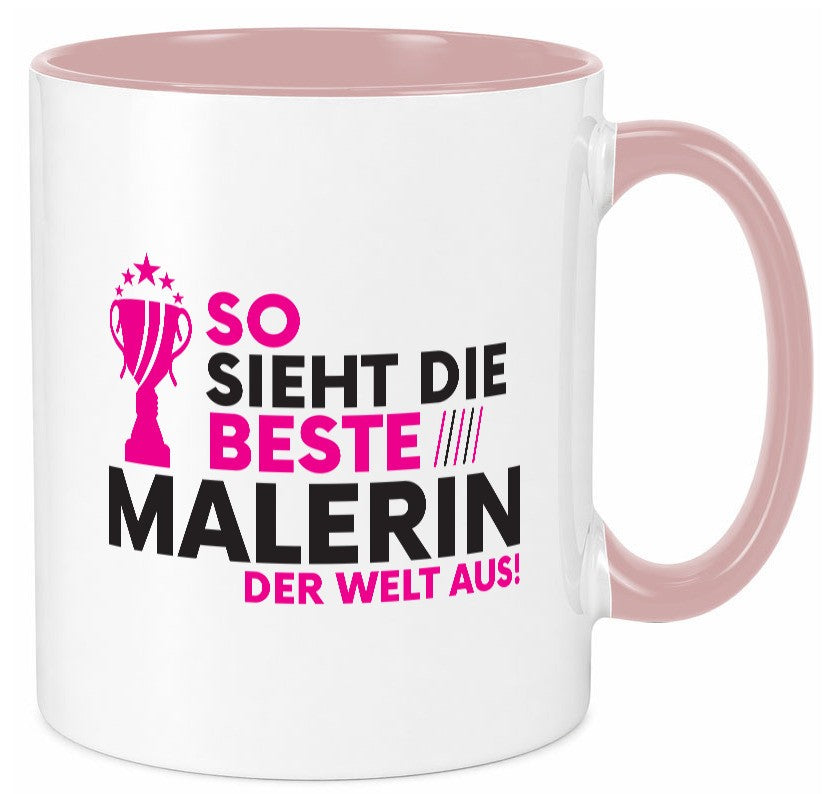 Die Weltbeste Malerin | Malerinnen lustig Humor Geschenkidee Geschenk Tasse