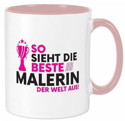 Die Weltbeste Malerin | Malerinnen lustig Humor Geschenkidee Geschenk Tasse